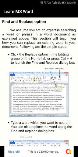 Learn MS Word screenshot 7