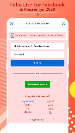 Folio Lite For Facebook & Messenger 2020 screenshot 6
