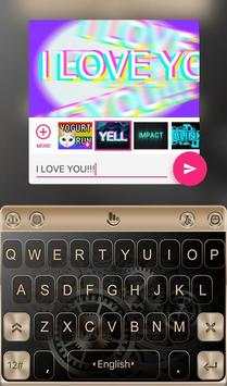 Keyboard Theme for Gold color screenshot 5