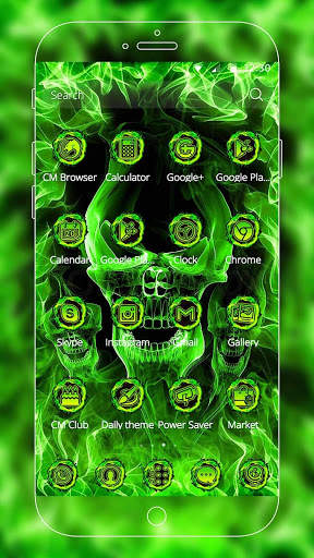 Hell Skull Fire Theme screenshot 4