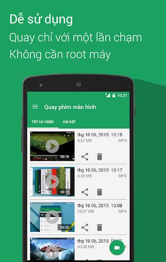 Quay màn hình HD - No Root screenshot 1
