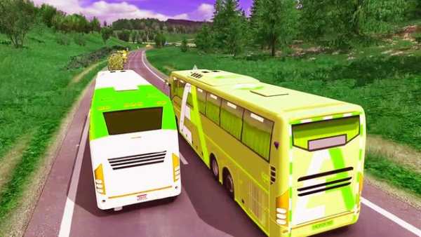 Coach Bus Racing 3D Game 2020 : City Bus Simulator screenshot 1