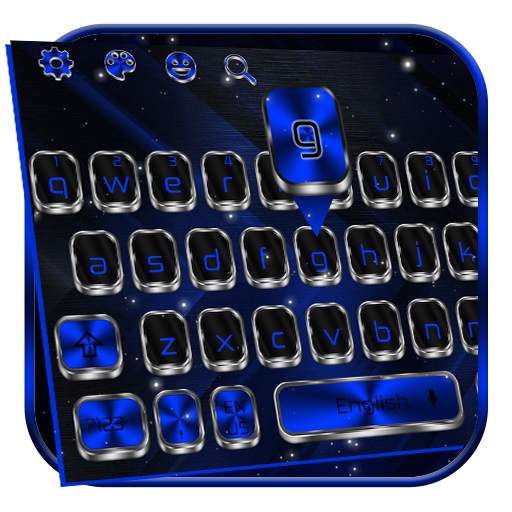 Blue Metal Keyboard 10001004