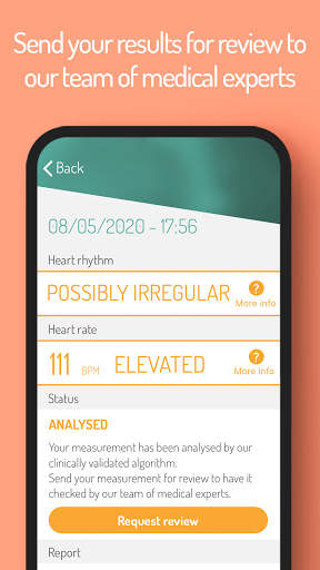 FibriCheck - Check your heart, prevent strokes screenshot 7