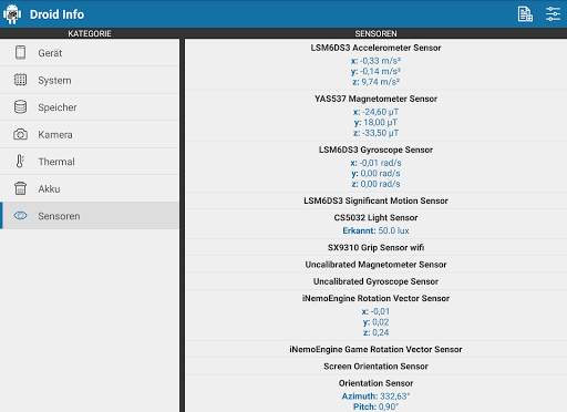 Droid Hardware Info screenshot 16