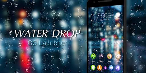 Drop Rain Parallax Go Launcher Theme screenshot 5