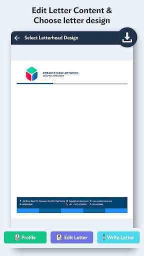 Business LetterHead Maker – Letter Writing Designs screenshot 6