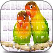 Colorful Parrot keyboard theme 9.3