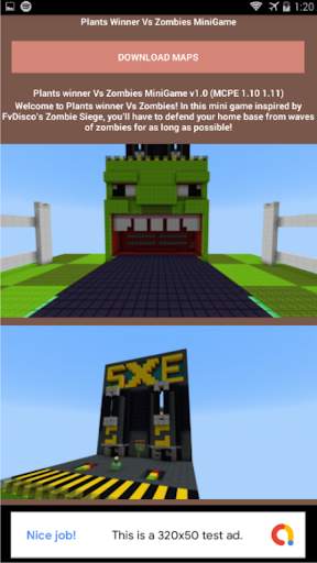 Mod Plant Winner vs Zombie for MCPE 2020 screenshot 3