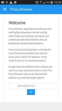 Proxy Browser screenshot 1