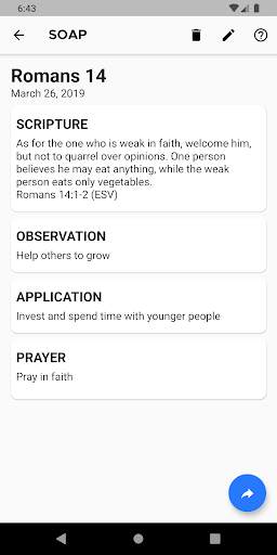 Daily SOAP - helping you read and study the Bible screenshot 5