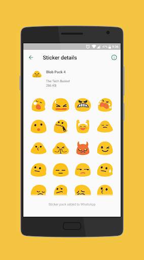 Blob is Back - Stickers For Chat - WAStickerApps screenshot 6