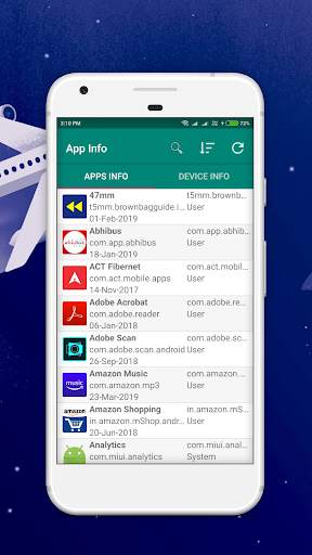 build checker, root checker, app info screenshot 1