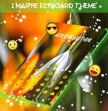 1 Martie Keyboard Theme screenshot 2