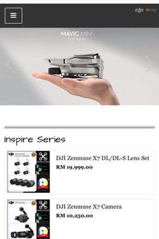 DRONE DJI SHOP screenshot 1