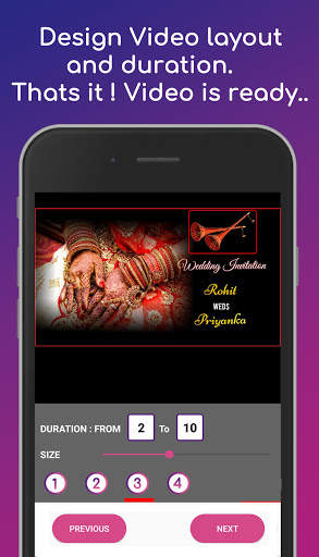 Wedding Invitation Video Maker screenshot 7