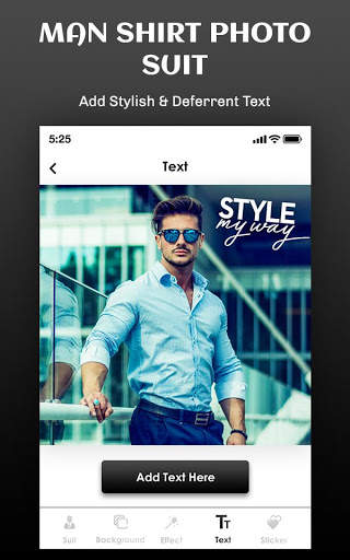 Man Blue Shirt Photo Suit Editor - Formal Shirts screenshot 4
