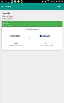 CrickBet - for Cricket Lovers screenshot 6