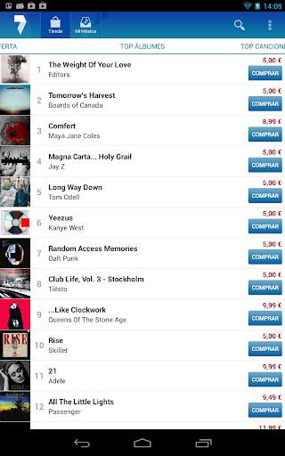 Música en 7digital screenshot 9