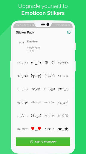 Emoticon Stickers for WhatsApp - WAStickerApps screenshot 1