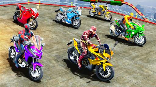 Super Hero Game - Bike Game 3D screenshot 4