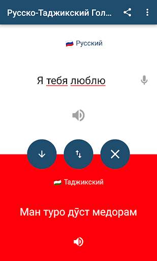 Тоҷикӣ Русӣ Тарҷумон Луғат скриншот 3