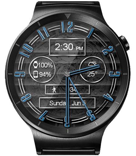 Polished Style HD Watch Face & Clock Widget screenshot 11