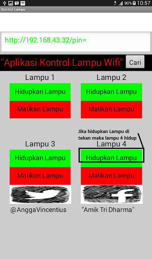 APLIKASI SISTEM KONTROL LAMPU MENGGUNAKAN WIFI screenshot 6