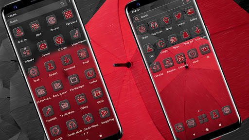Red Umbrella Launcher Theme screenshot 4