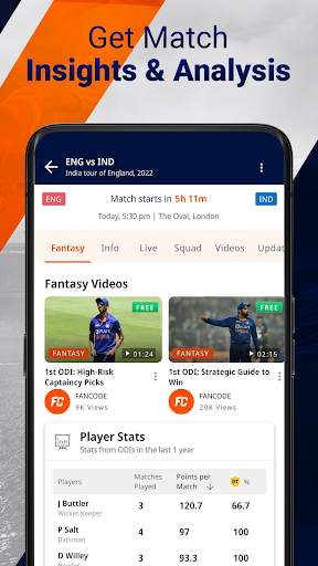 FanCode : Live Cricket & Score screenshot 7