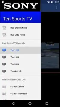 Sony Live Sports screenshot 1