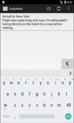 Daily Note screenshot 1
