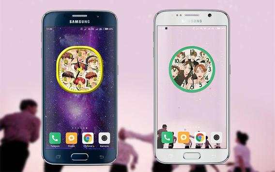 BTS Clock Live Wallpaper screenshot 1