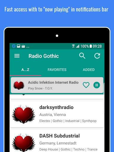 Radio Gothic - Gothic Music Radios Worldwide screenshot 16