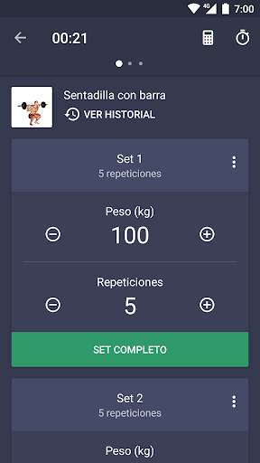 Rutinas de ejercicio gimnasio screenshot 3