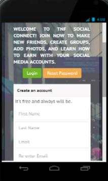 TNF Social Connect screenshot 2