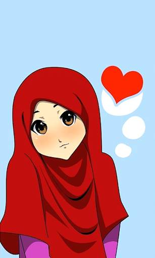 Hijab Cartoon Muslimah Wallpapers screenshot 11