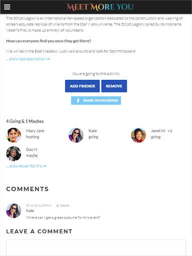Meet More You - Socials screenshot 12