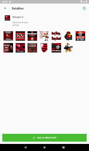 Flamengo Stickers 15 تصوير الشاشة