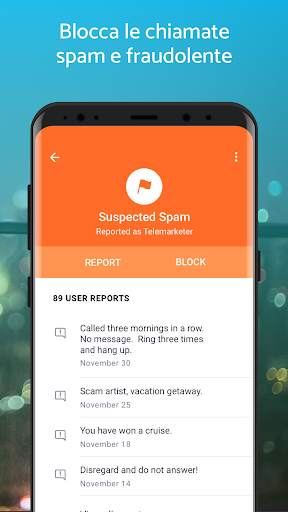 Hiya: blocco e ID chiamante screenshot 2