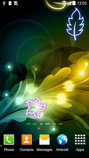 Glowing Flowers Live Wallpaper screenshot 7