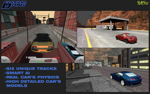 Real Drag Edition Racing 3d screenshot 1