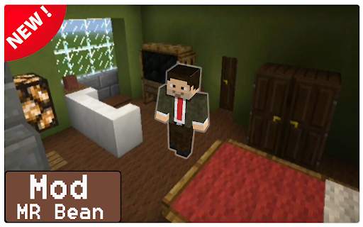 Mod Mr Bean : New Minecraft MCPE 2021 screenshot 5