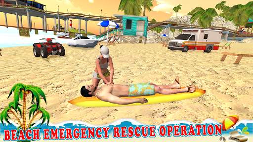 Beach Rescue Simulator - Rescue 911 Survival screenshot 2