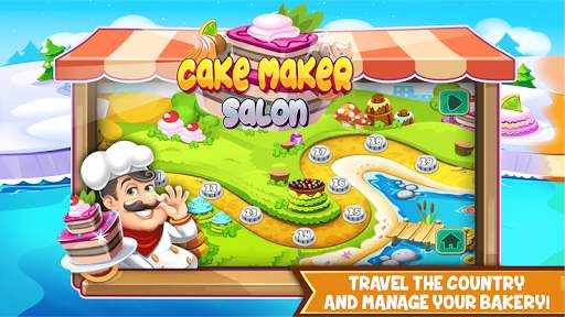 Cake Maker Salon: Bakery Story screenshot 2