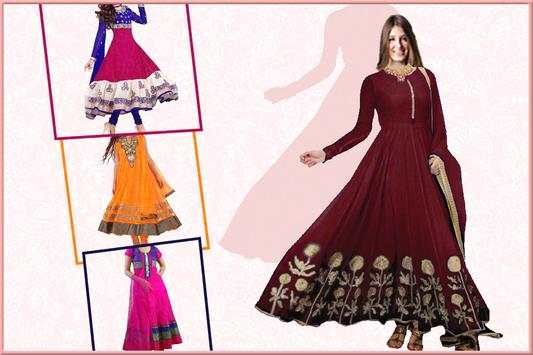 Anarkali Dress Photo Editor screenshot 1