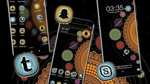 Planet Space Launcher Theme screenshot 2