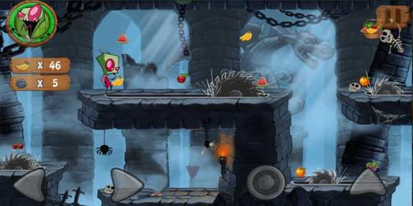 Invader Zim Game 1 تصوير الشاشة