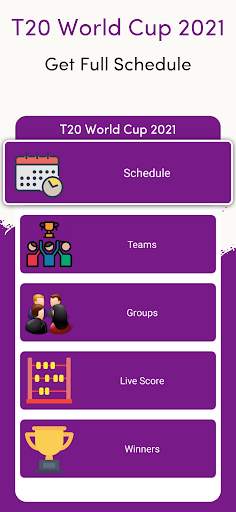 T20 World Cup Schedule 2022 screenshot 1
