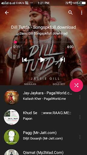 Baaja - Music Player screenshot 1